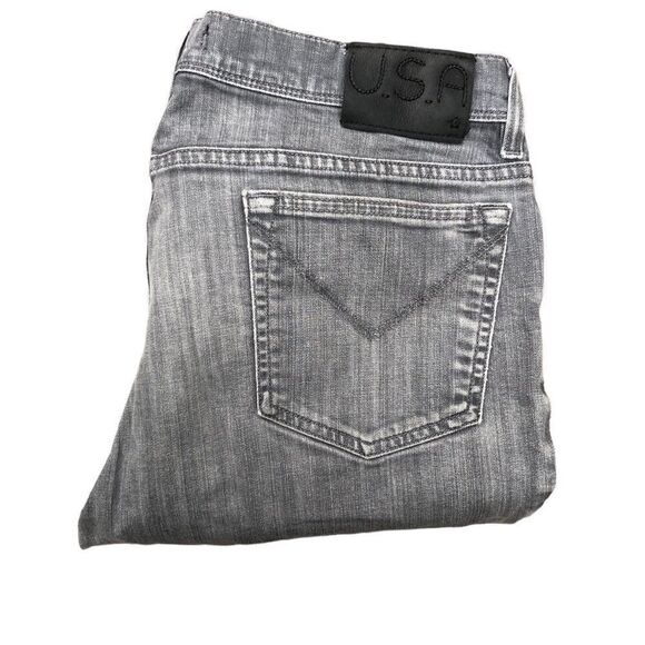 RARE John Varvatos Designer Jeans Size 36 Gray - Picture 7 of 12